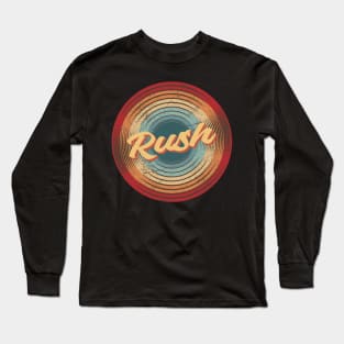 rush vintage circle Long Sleeve T-Shirt